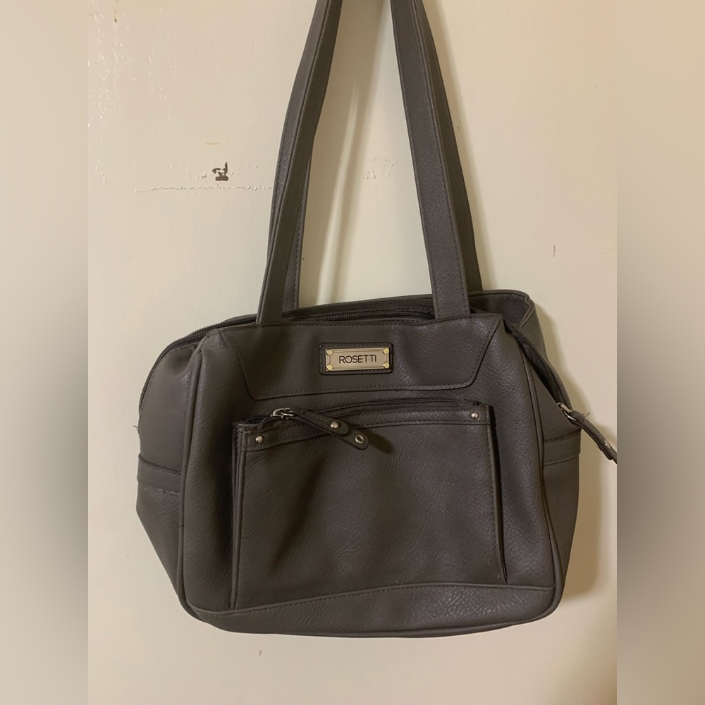 Grey Rosetti handbag
